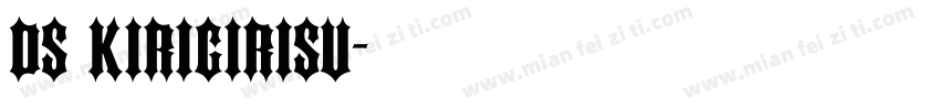DS kirigirisu字体转换